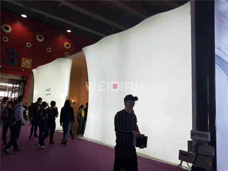 廣州展臺設計公司搭建鉑晶藝術(shù)上海國際尚品家居及室內(nèi)裝飾廣州展覽會展臺搭建