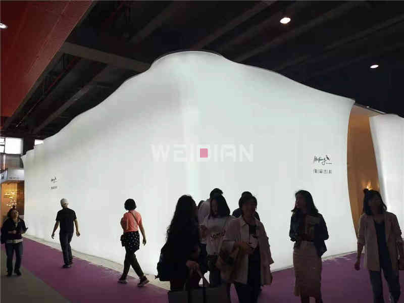 廣州展臺設計公司搭建鉑晶藝術(shù)上海國際尚品家居及室內(nèi)裝飾廣州展覽會展臺搭建