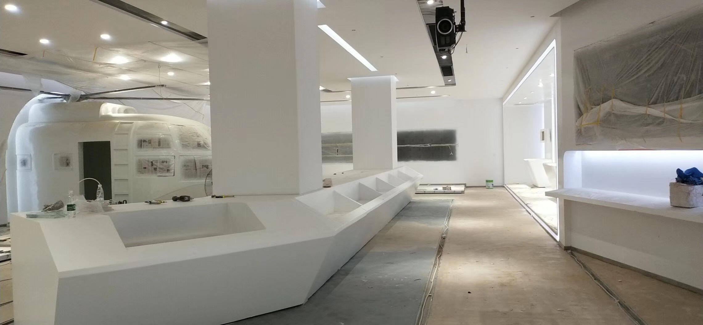 清遠(yuǎn)展廳設(shè)計公司裝修景嘉微企業(yè)展覽館