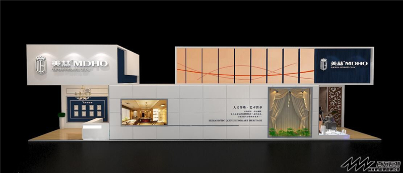 海爾集團(tuán)參展廣州會(huì)展中心（LVCC）廣州展覽設(shè)計(jì)展臺(tái)搭建2
